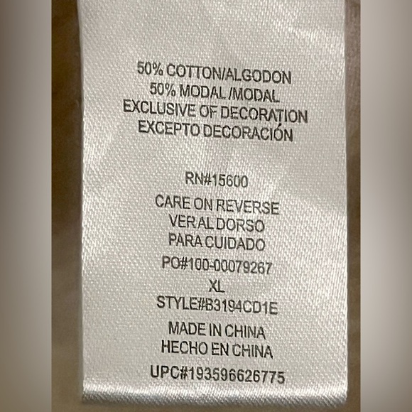 Democracy Womens XL Llama Graphic Tie Front Short Sleeve Tee - Picture 4 of 10